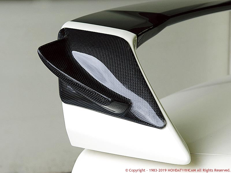 FEEL'S HONDA TWINCAM REAR WING SIDE SPOILER PLAIN WEAVE CARBON FOR HONDA CIVIC FD2 TYPER FEELS-00984