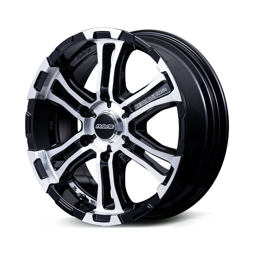 RAYS TEAM DAYTONA FDX-SG 17X6.5J 38 6X139.7 DC/SIDE GLOSSY BLACK (BAJ) 38337653814BAJ
