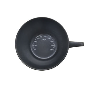 SUBARU TEACUP AND SAUCER BLACK AND WHITE FHMY21001500