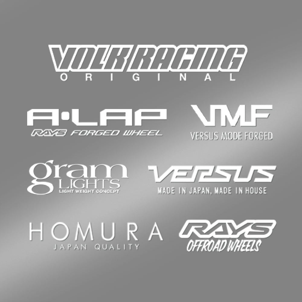 RAYS BRAND LOGO STICKER NO.42 LOGO STICKER HOMURA W210 WH FOR  7404009000010