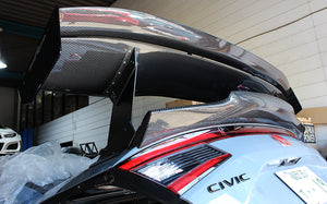 M&M HONDA AERO DUCKTAIL TAILGATE SPOILER AYAORI CARBON FOR HONDA CIVIC FL5 FL1 00900-FL5-DTS01