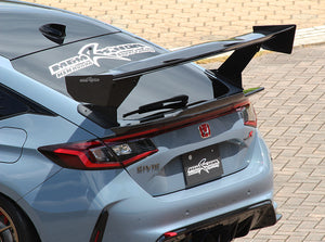 M&M HONDA AERO DUCKTAIL TAILGATE SPOILER AYAORI CARBON FOR HONDA CIVIC FL5 FL1 00900-FL5-DTS01