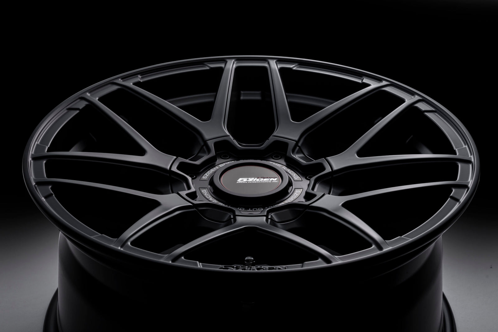 5ZIGEN TF500 XC-M 14X4.5 +43 4-100 SEMI GLOSS BLACK XCM4454340SB
