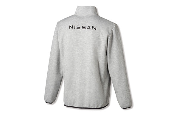NISSAN DRY SWEAT ZIP JACKET GREY L KWA0300R23