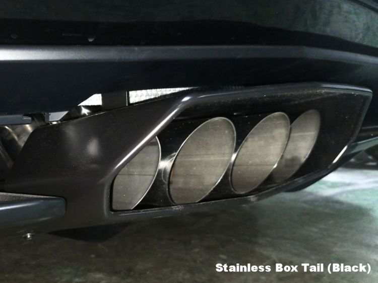 KREISSIEG F1 SOUND VALVETRONIC EXHAUST SYSTEM SUPER HOWLING VER. FULL KIT BOX TAIL BLACK FOR LAMBORGHINI AVENTADOR LP700-4  LAA-05-BOXTAIL-BLACK