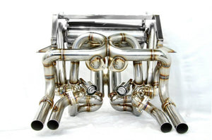 KREISSIEG F1 SOUND VALVETRONIC EXHAUST SYSTEM STAINLESS STEEL TAIL SANDBLASTED KSG LOGO MARK WITHOUT BUMPER FOR LAMBORGHINI DIABLO GT LAD-13-STAINLESS-WITHOUTBUMPER