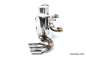 KREISSIEG F1 SOUND VALVETRONIC EXHAUST SYSTEM STAINLESS STEEL TAIL SANDBLASTED KSG LOGO MARK FOR LAMBORGHINI GALLARDO LAG-08-STAINLESS