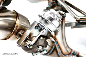 KREISSIEG F1 SOUND VALVETRONIC EXHAUST SYSTEM TITANIUM TAIL SANDBLASTED KSG LOGO MARK FOR LAMBORGHINI LP640 MURCIELAGO LAM-07-TITANIUM