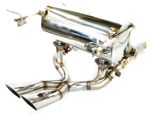 KREISSIEG F1 SOUND VALVETRONIC EXHAUST SYSTEM STAINLESS STEEL BOX TAIL BLACK FOR LAMBORGHINI MURCIELAGO LP670-4SV LAM-08-STAINLESSBLACK
