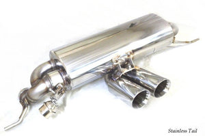 KREISSIEG CAT-BACK F1 SOUND VALVETRONIC EXHAUST SYSTEM STAINLESS STEEL FLOATING CURL TAIL SANDBLASTED KSG LOGO MARK IPS 6 SPEED AUTOMATIC FOR LOTUS EVORA LTEV-01-STAINLESS-IPS-6AT