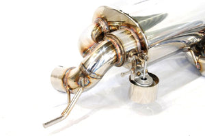 KREISSIEG CAT-BACK F1 SOUND VALVETRONIC EXHAUST SYSTEM TITANIUM FLOATING CURL TAIL SANDBLASTED KSG LOGO MARK IPS 6 SPEED AUTOMATIC FOR LOTUS EXIGE S V6 SUPERCHARGER LTEXS-01-TITANIUM-IPS-6AT