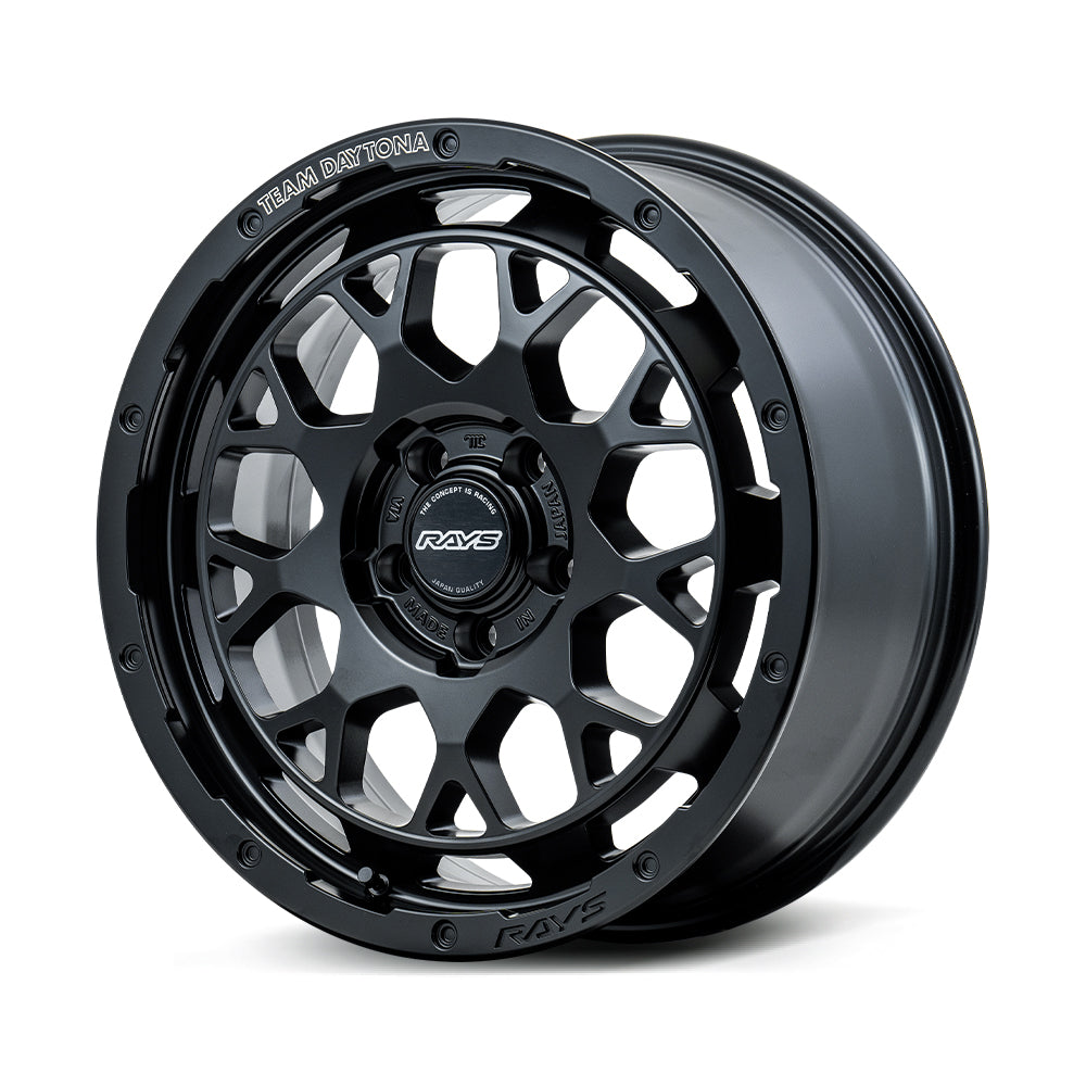 RAYS TEAM DAYTONA M9+ 17X8J +0 6X139.7 BLACK DISC CLEAR SMOKE (BEL) 38127800016BEL
