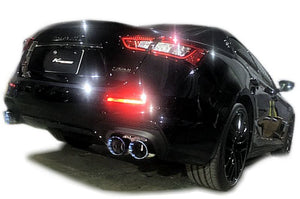 KREISSIEG F1 SOUND VALVETRONIC EXHAUST SYSTEM TITANIUM FLOATING CURL TAIL SANDBLASTED KSG LOGO MARK 2WD 430HP FOR MASERATI GHIBLI V6 2WD YEAR 2020~ 430HP MGB-01-TITANIUM-2WD-430HP-2020