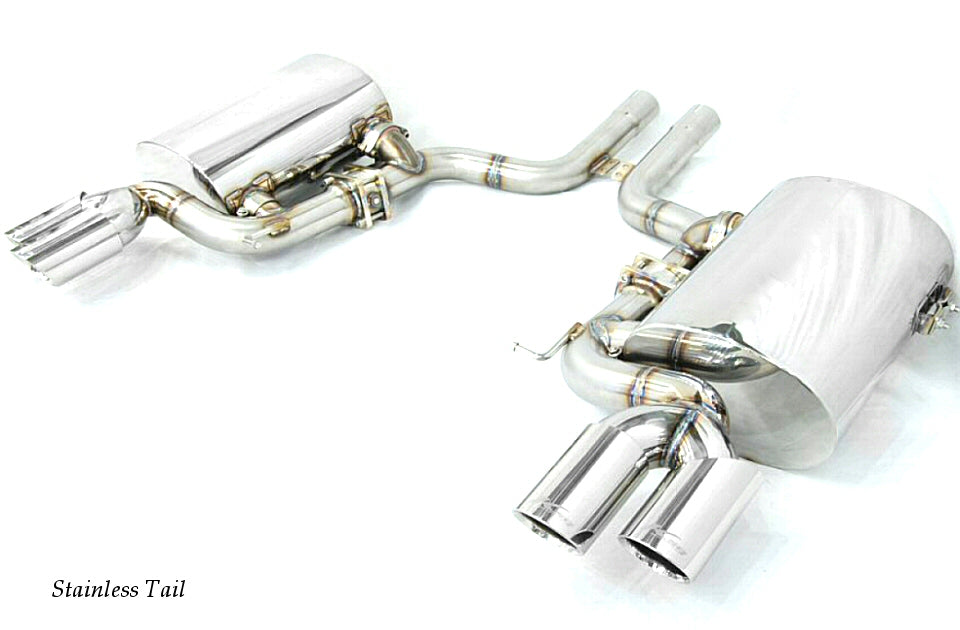 KREISSIEG CAT-BACK F1 SOUND VALVETRONIC EXHAUST SYSTEM STAINLESS STEEL FLOATING CURL TAIL SANDBLASTED KSG LOGO MARK MUFFLER TYPE-2 MISSION AT WITH VARIABLE FUNCTION FOR MASERATI QUATTROPORTE YEAR ~2007 MQP-06-STAINLESS-TYPE2-AT-YES