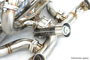 KREISSIEG F1 SOUND VALVETRONIC EXHAUST SYSTEM STAINLESS STEEL TAIL SANDBLASTED KSG LOGO MARK FOR LAMBORGHINI MURCIELAGO LAM-01-STAINLESS