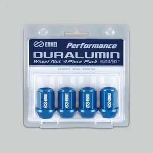ENKEI PERFORMANCE DURALUMIN WHEEL NUT BLUE ANODIZED M12X1.25 4PCS EKN3BL-4P