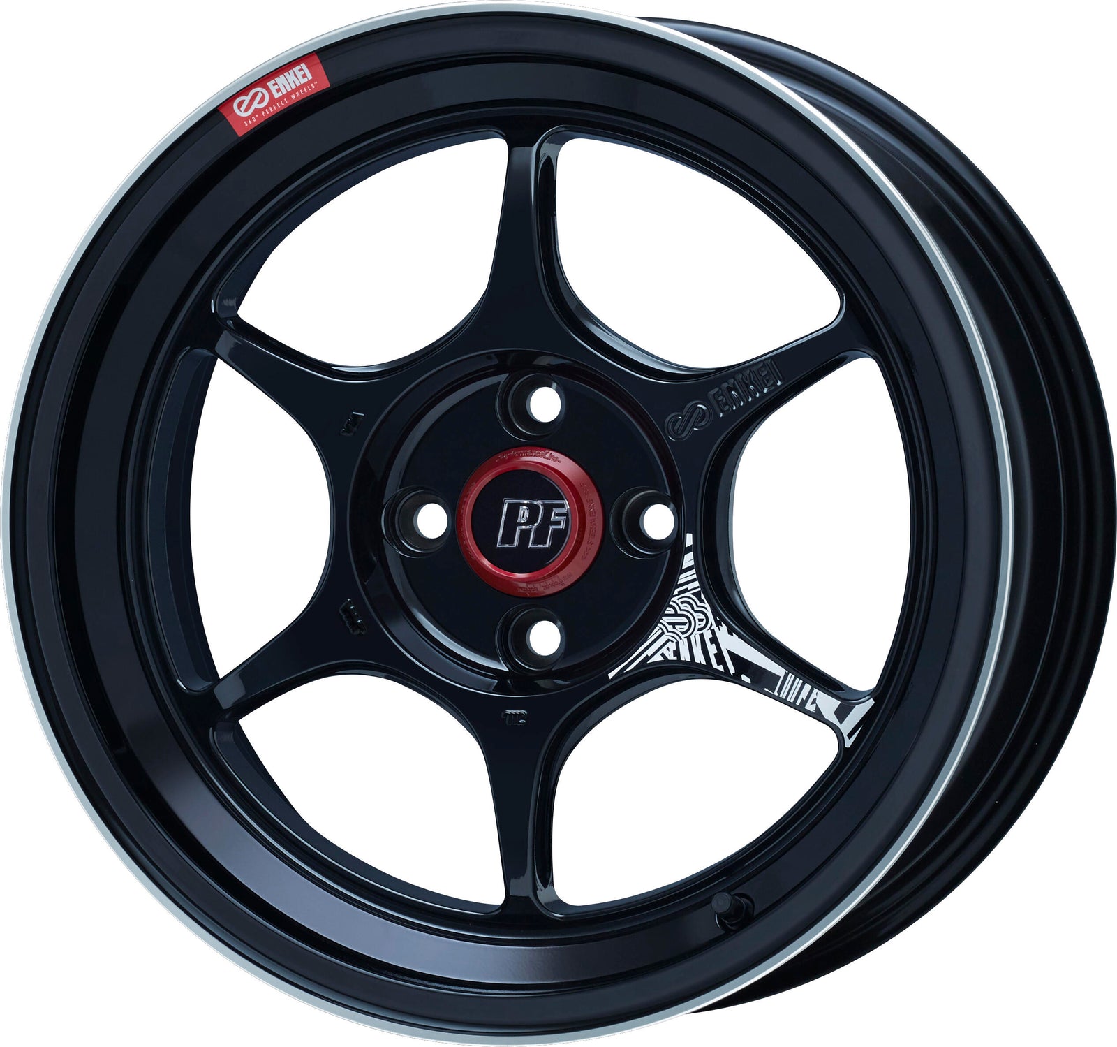 ENKEI PERFORMANCELINE PF06 18X10J 120X5 25 MACHINING BLACK ENKEI-00791