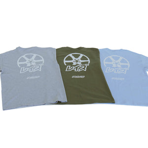 RAYS OFFICIAL T-SHIRT 25S KATAKANA RAYS WHEELS MILITARY GREEN EXTRA LARGE 740925SRAYS49