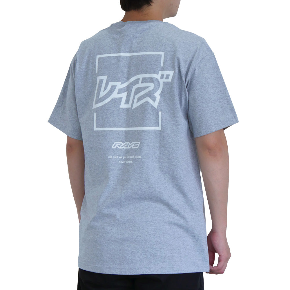 RAYS OFFICIAL T-SHIRT 25S KATAKANA RAYS HEATHER GRAY S 740925SRAYS36