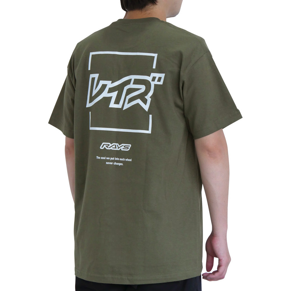 RAYS OFFICIAL T-SHIRT 25S KATAKANA RAYS MILITARY GREEN S 740925SRAYS31