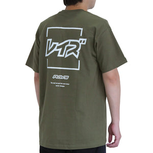 RAYS OFFICIAL T-SHIRT 25S KATAKANA RAYS MILITARY GREEN L 740925SRAYS33