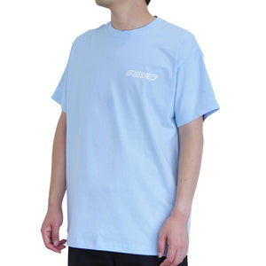 RAYS OFFICIAL T-SHIRT 25S KATAKANA RAYS WHEELS POWDER BLUE MEDIUM 740925SRAYS42