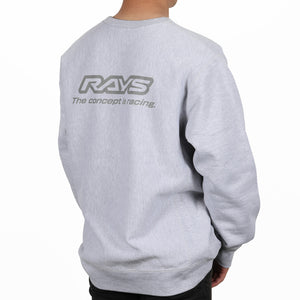 RAYS NO.20 CREWNECK SWEATER 24W GR SIZE S GRAY FOR  7409030020170