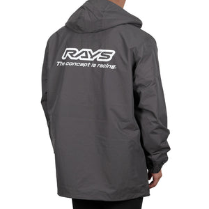 RAYS NO.24 WINDBREAKER HALF ZIP 24W SIZE S BLACK FOR  7409030020191