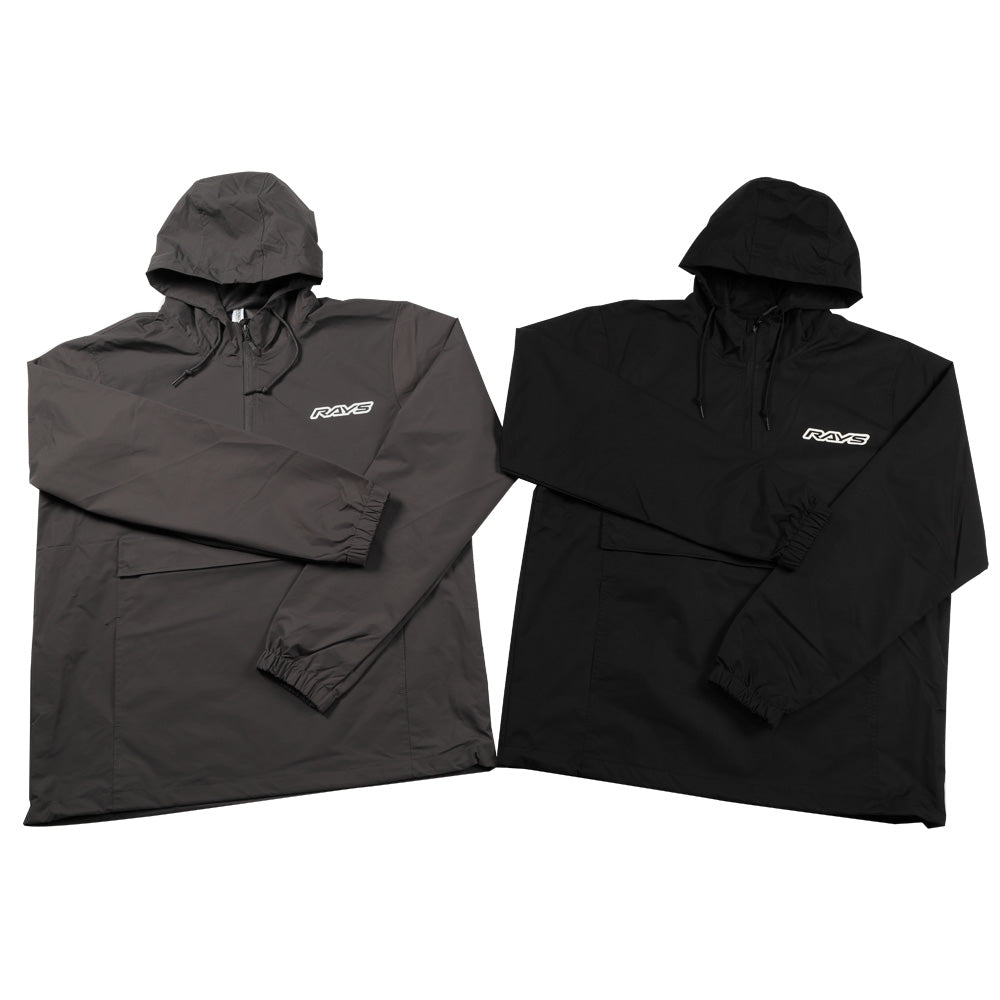 RAYS NO.24 WINDBREAKER HALF ZIP 24W SIZE L BLACK FOR  7409030020193