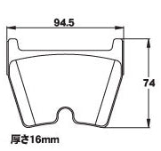 ACRE EUROSTREEET BRAKE PAD FRONT FOR AUDI R8 R8 SPIDER 4.2 COUPE 42BYHF RP012-EUROSTREEET