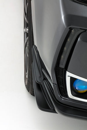 DAMD FRONT SIDE EXTENSION MATT BLACK PAINT FOR SUBARU FORESTER DBA-SJG DBA-SJ5 DAMD-00105