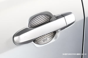 STI DOOR HANDLE PROTECTOR SILVER FOR SUBARU IMPREZA 5DOOR GU ST91099ST150