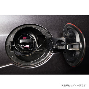 STI FUEL CAP STICKER FOR HIGH OCTANE GASOLINE VEHICLES -SILVER STSG18100630