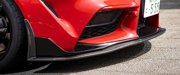 MAX ORIDO FRONT LIP SPOILER AND END FIN SET UNPAINTED FOR TOYOTA SUPRA 3BA DB02 82 22 46 	SUP-FLS-00