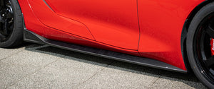 MAX ORIDO SIDE STEP CARBON WEATHERPROOF CLEAR COATED FOR TOYOTA SUPRA 3BA DB02 82 22 57 SUP-SID-CAR