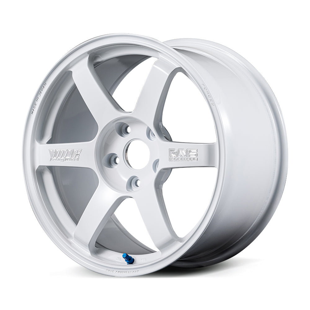 RAYS VOLK RACING TE37 SAGA S-PLUS 30TH MACHINING VER. 18X8.5J 35 5X114.3 WHITE (WH) 02408853595WH