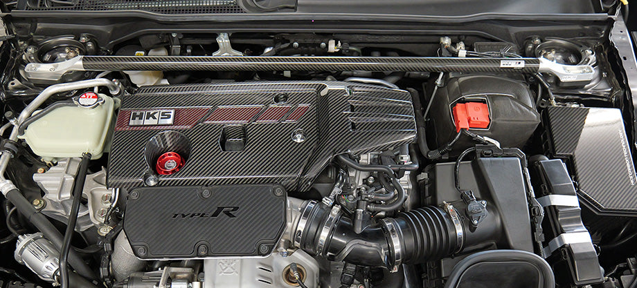HKS CARBON FUSE BOX COVER FOR HONDA CIVIC TYPE R FL5 K20C 70026-AH014