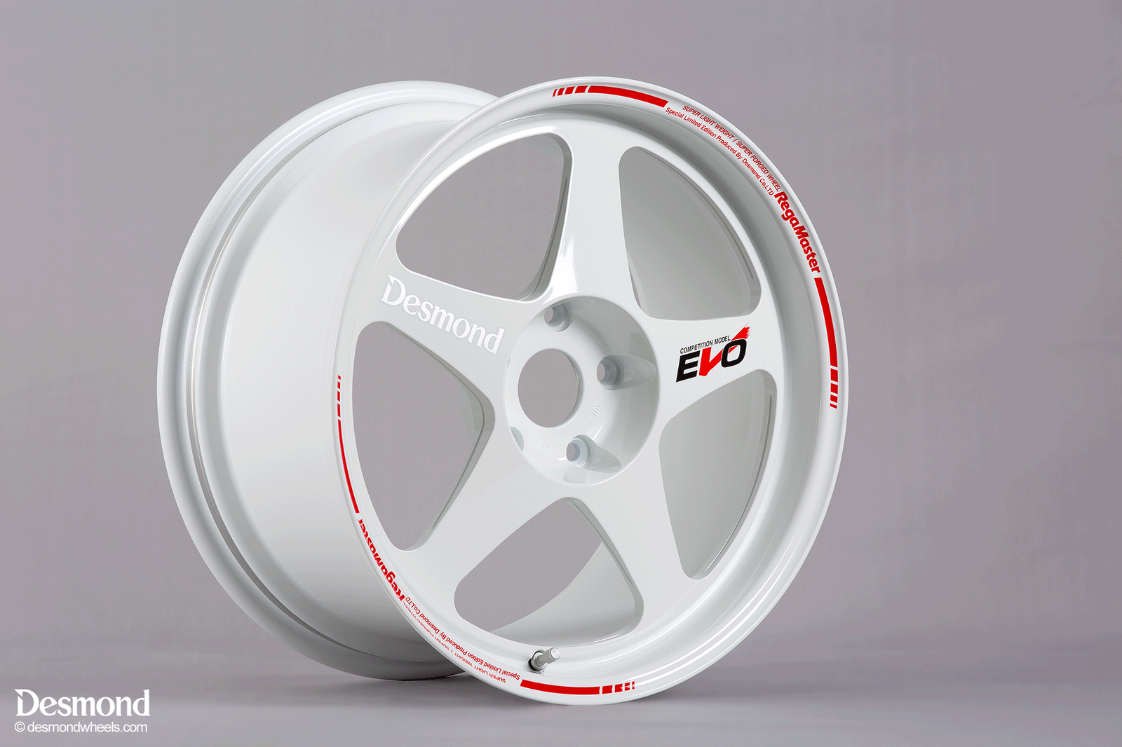 DESMOND REGAMASTER EVO II 16X7 +38 4X114.3 GLOSS WHITE FOR  DESMOND-00053