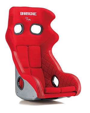BRIDE XERO CS PLUS FRP SILVER SHELL GFRP RED H02BBF