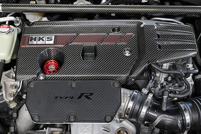 HKS CARBON ENGINE COVER FOR HONDA CIVIC TYPE R FL5 FK8 K20C 70026-AH013
