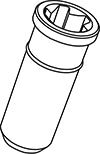KYO-EI KICS DUAL PHASE SYSTEM DP50 CORE NUT FOR  ZDP03