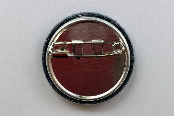 TOP SECRET BUTTON BADGE WHITE FOR  TOP-SECRET-00311