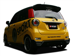 D-SPORT SPORT AERO PARTS FRONT LOWER SKIRT PAINTED BLACK MICA METALLIC + GUNMETALLIC URETHANE FOR DAIHATSU CAST LA250S LA260S SPORT 08151-E260-X07-KX