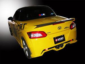 D-SPORT AERO REAR BUMPER FOR CDEX PAINTED BRIGHT SILVER METALLIC S28 FOR DAIHATSU COPEN LA400K ROBE 52159-A240-S28-KX