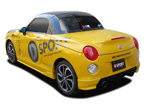 D-SPORT AERO PARTS FRONT LOWER SKIRT PAINTED LIQUID SILVER S39 FOR DAIHATSU COPEN LA400K CERO 08151-A241-S39-KX