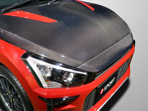 D-SPORT NOSE GARNISH FULL CARBON FOR DAIHATSU COPEN LA400K ROBE 53142-A241-KX
