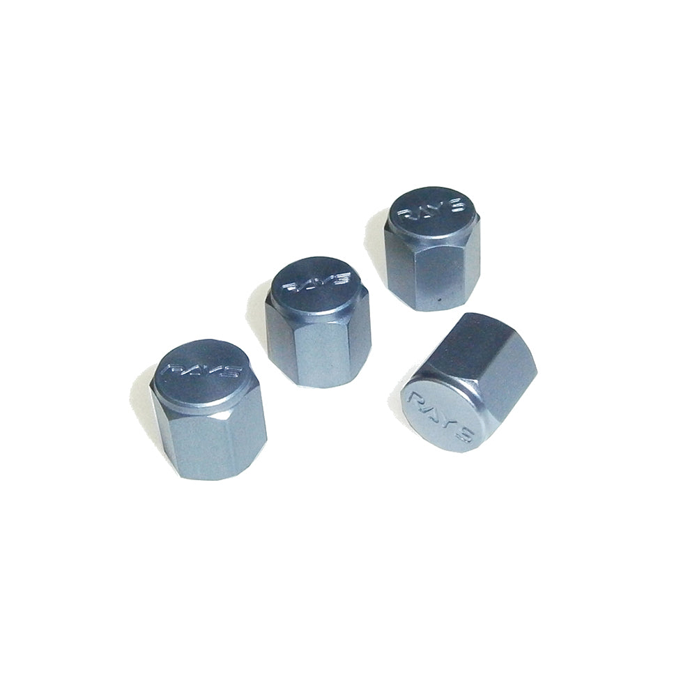 RAYS ALUMINUM VALVE CAP 4PC SET RED 74150000401RD