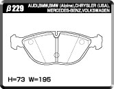 ACRE REAL RACING BRAKE PAD FRONT FOR AUDI TT COUPE TT ROADSTER 8N 3.2 QUATTRO S-LINE 8NBHEF β229-REAL-RACING