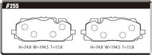 ACRE PC3200 BRAKE PAD FRONT FOR AUDI A6 A6 AVANT A6 ALLROAD C8 2.0 45TFSI QUATTRO F2DKNF β255-PC3200