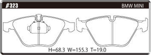 ACRE REAL RACING BRAKE PAD FRONT FOR BMW Z4 E89 SDRIVE 35I 35IS LM30 LM35 β323-REAL-RACING